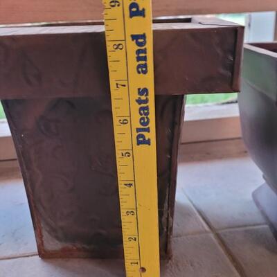 Lot 240: (2) Metal Planters
