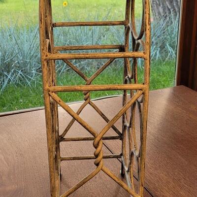 Lot 248: Heavy Metal Wine Rack