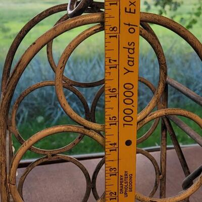Lot 248: Heavy Metal Wine Rack