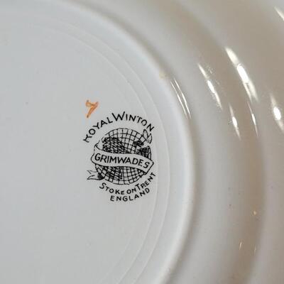 Lot 250: (2) Royal Winton Plates and a Hosley Potteries Plate 