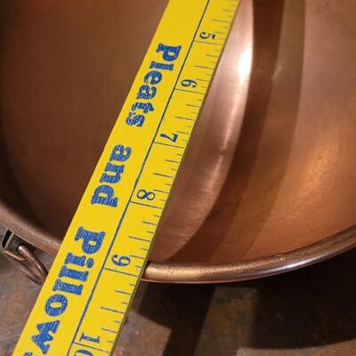 Lot 260: (2) Copper Mixing Bowls