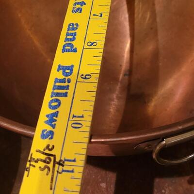 Lot 260: (2) Copper Mixing Bowls