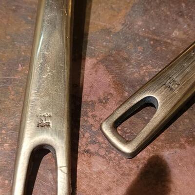 Lot 261: (2) Copper Skillets made in Korea