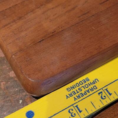 Lot 264: Vintage Teak Charcuterie Board