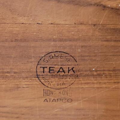 Lot 264: Vintage Teak Charcuterie Board