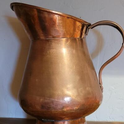 Lot 288: Vintage Copper Ewer