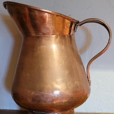 Lot 288: Vintage Copper Ewer