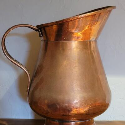 Lot 288: Vintage Copper Ewer