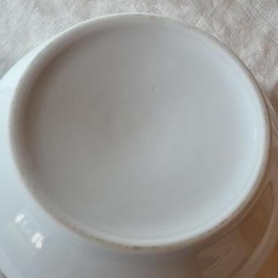 Lot 296: White Soup Tureen and Johnson Brothers Platter