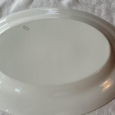 Lot 296: White Soup Tureen and Johnson Brothers Platter