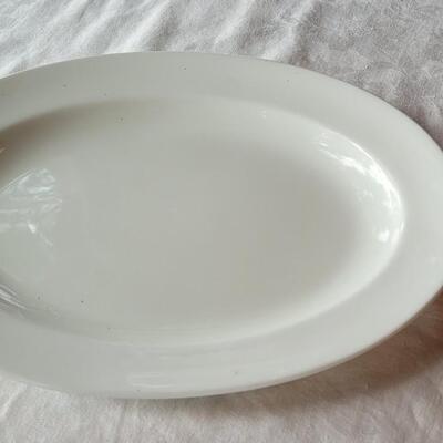 Lot 296: White Soup Tureen and Johnson Brothers Platter