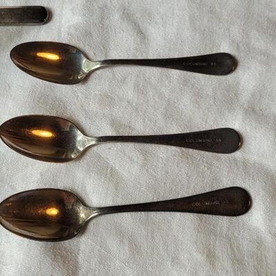 Lot 298: Columbine '34 Flatware 