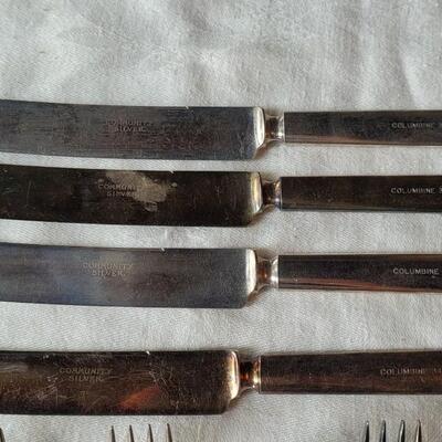 Lot 298: Columbine '34 Flatware 