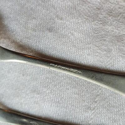 Lot 300: Mixed Nickel Silver Flatware 