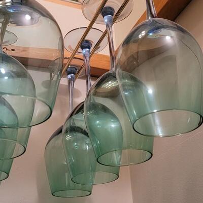 Lot 314: Green Stemware