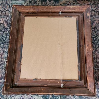 Lot 316: Antique Wood Gold Gilt Frame  with a Vintage Print 