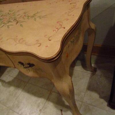 French Country Style Desk with Cabriole Legs