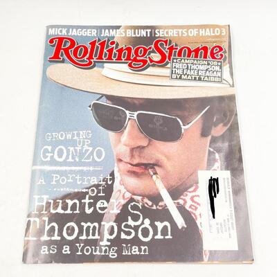 â€œROLLING STONEâ€ MAGAZINE ISSUE 1036 (OCTOBER 4, 2007) - HUNTER S. THOMPSON