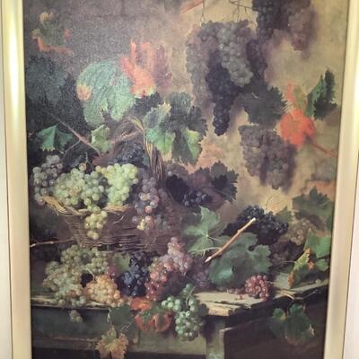 D. -174  Framed Still Life Print on Stretched Canvas by P. Costa-Firenze