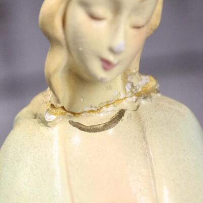 Vintage Praying Statuette of Mary
