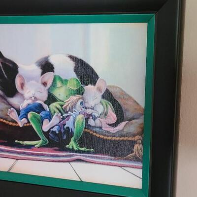 Artist Leonard Filgate, Rip Squeak limited edition prints, again beautifully framed collection