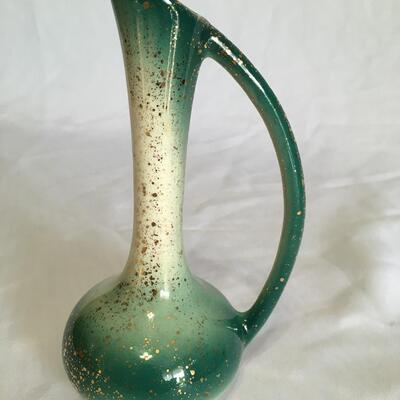 Vintage Vase Signed Stephanies Of California Pottery Mid Century Modern