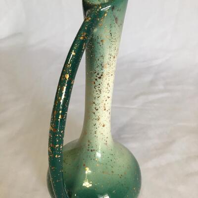 Vintage Vase Signed Stephanies Of California Pottery Mid Century Modern