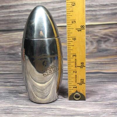 Stainless Steel Bullet Shaped Flask Bottle Licensed to Sell