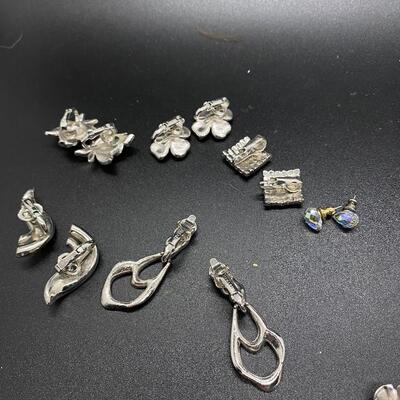 Vintage Silver Tone Jewelry Lot 