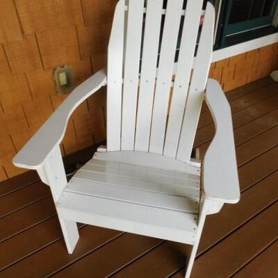 Wood Slat Adirondack Chair #2 of 2