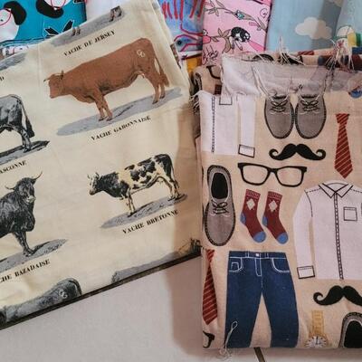 Lot 334: Assortment of FUN Children's Fabrics #1
