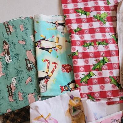 Lot 334: Assortment of FUN Children's Fabrics #1