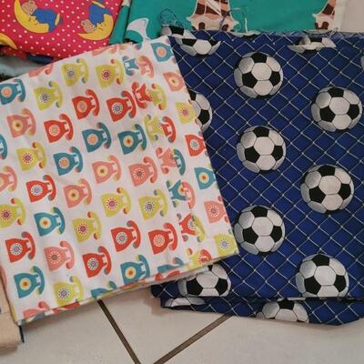 Lot 334: Assortment of FUN Children's Fabrics #1
