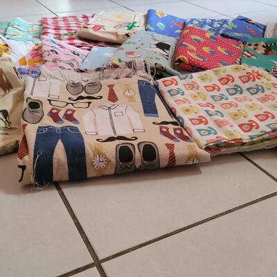 Lot 334: Assortment of FUN Children's Fabrics #1