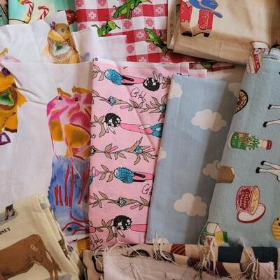 Lot 334: Assortment of FUN Children's Fabrics #1