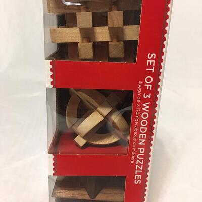 Wooden Puzzles. New