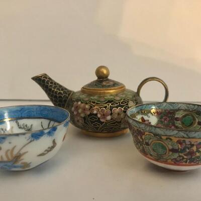 Lot 186: Cloisonne, Elephant Carved Bone and More Collectibles