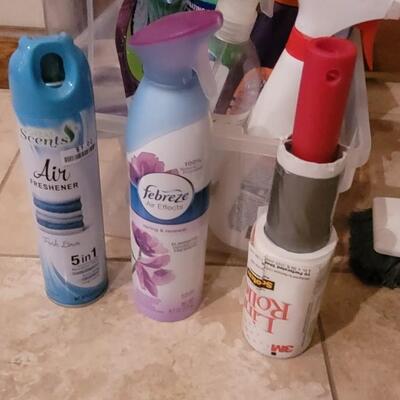 Lot 345: Mixed Cleaning Supplies 