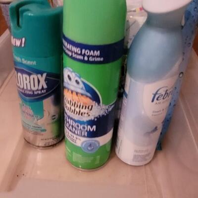 Lot 345: Mixed Cleaning Supplies 