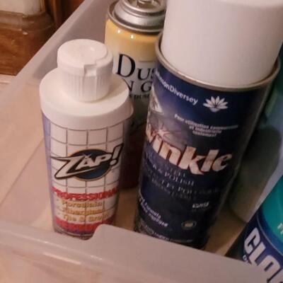 Lot 345: Mixed Cleaning Supplies 