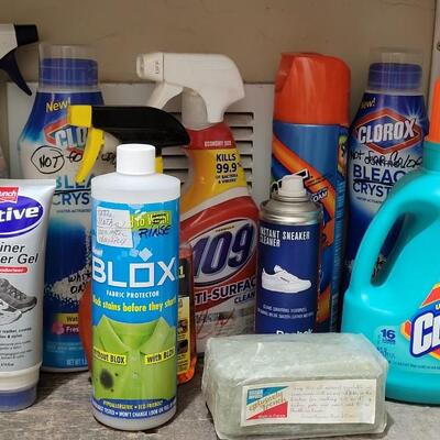 Lot 349: Mixed Laundry Soap & Cleaners Lot