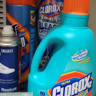 Lot 349: Mixed Laundry Soap & Cleaners Lot