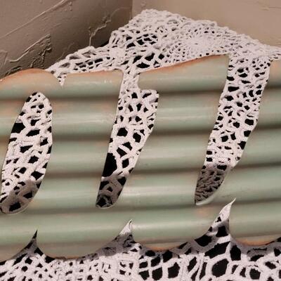 Lot 350: Metal Laundry Sign