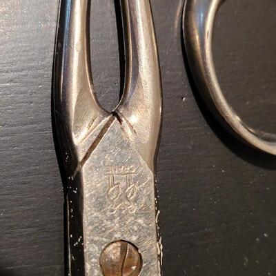 Lot 367: Silver Scissors Lot