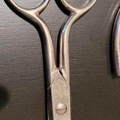 Lot 367: Silver Scissors Lot
