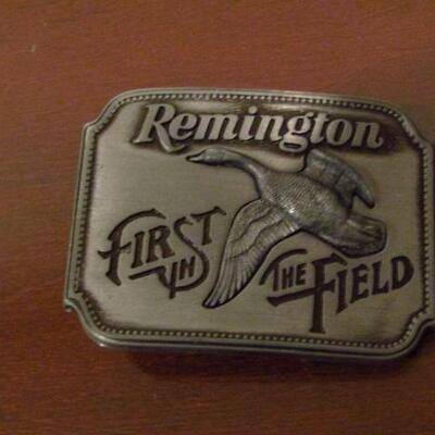 Remington 'First In The Field' Belt Buckle