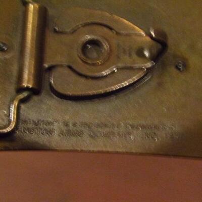 Remington Brass Belt Buckle