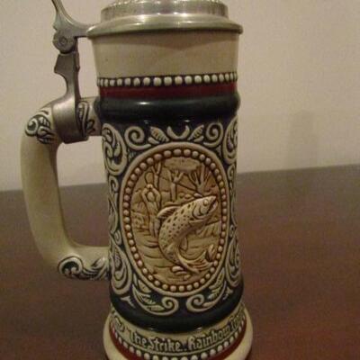 Fishing Themed Stein by Avon