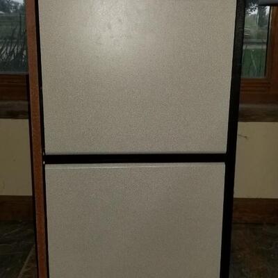 Lot 385: File Cabinet- Pressed Wood & Laminate 
