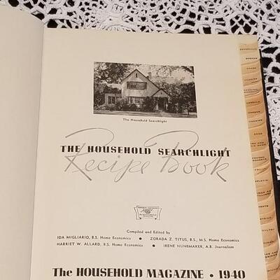 Lot 398: 1940 The Household Searchlight Recipe Book and 1940 Delicious Soup Recipes Book